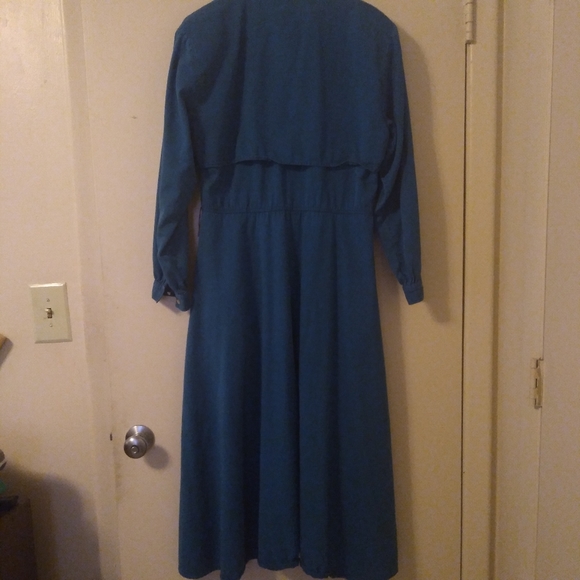 Vintage 80's Bentley Arbuckle Country Western Modest Swing Dress, Size:1… - Picture 9 of 10